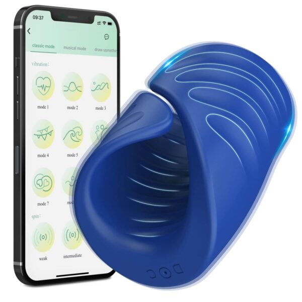 Male Masturbator Penis Training Vibrator with APP Control-Sex Toy