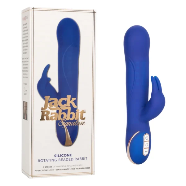 Jack Rabbit Signature 7 Function Silicone Rotating Beaded Rabbit